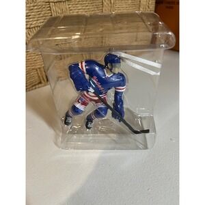 New York Rangers NHL Hockey Player Christmas Ornament Blue Red White Figure
